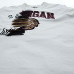 doublet 日本製 ダブルフェイス カレッジ Tシャツ FREE ホワイト フリンジ double faced