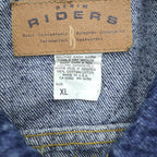 DENIM RIDERS 90年代 USA製 ヴィンテージ デニムジャケット Gジャン XL インディゴ ブルー
