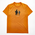 mont-bell プリント WIC.T 道案内 Tシャツ M オレンジ 1114571