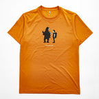 mont-bell プリント WIC.T 道案内 Tシャツ M オレンジ 1114571