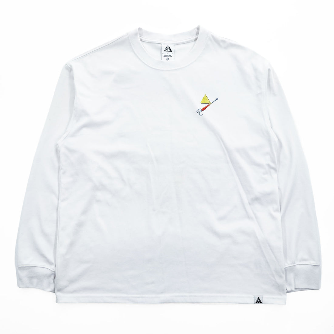 Nike ACG Fishing Graphic Long Sleeve T-Shirt White Size L