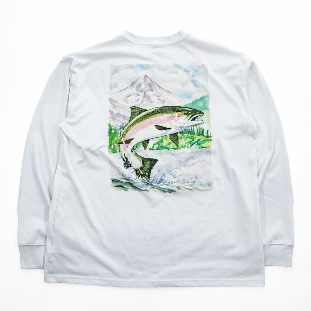 Nike ACG Fishing Graphic Long Sleeve T-Shirt White Size L