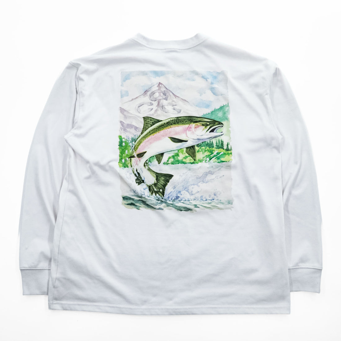 Nike ACG Fishing Graphic Long Sleeve T-Shirt White Size L