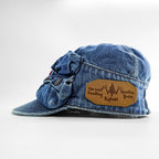 KAPITAL K1903XH513 Denim Zip Pocket Cap One Size Made in Japan