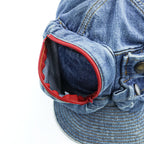 KAPITAL K1903XH513 Denim Zip Pocket Cap One Size Made in Japan