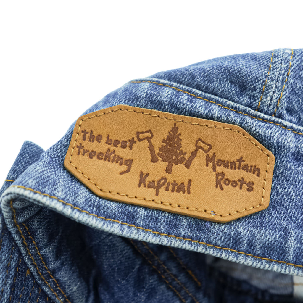 KAPITAL K1903XH513 Denim Zip Pocket Cap One Size Made in Japan