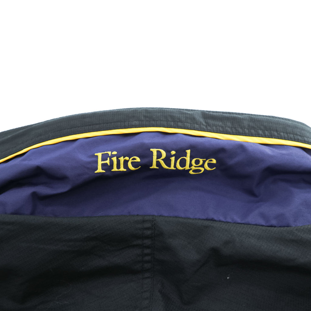 Columbia 90年代 マウンテンパーカー シェル レインジャケット XL ネイビー 防水 ドローコード フード収納 ジップインジップ FIRE RIDGE SM7092