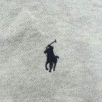 Polo Ralph Lauren 90年代 クルーネック スウェット トレーナー XXL グレー 裏起毛 スモールポニー ロゴ 刺繍 ビッグサイズ
