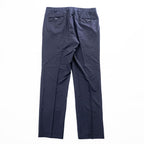 LAUREN RALPH LAUREN スラックス パンツ L ネイビー ウール100% センタープレス