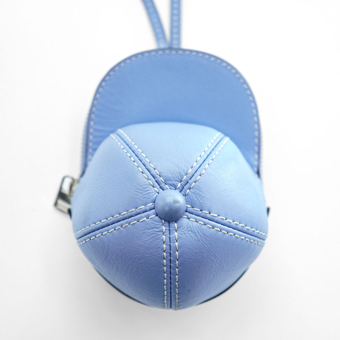 JW ANDERSON レザーショルダーポーチ Nano Cap Bag ブルー