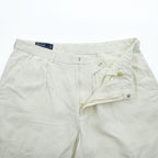 Polo by Ralph Lauren 90年代 100%リネン プリーツショーツ 2タック ショートパンツ 36 フィリピン製