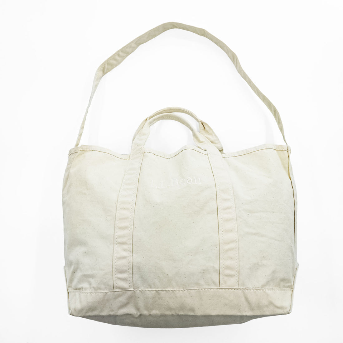 L.L.Bean キャンバス トートバッグ 2WAY ショルダーバッグ ナチュラル ベージュ 516836