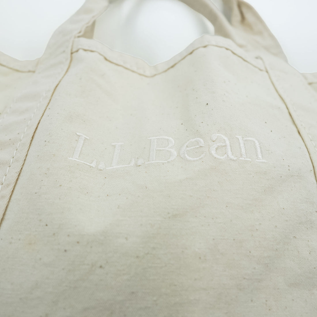 L.L.Bean キャンバス トートバッグ 2WAY ショルダーバッグ ナチュラル ベージュ 516836