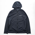 mont-bell クール パーカ UVカット 撥水加工 ジップパーカー M ブラック ストレッチ サムホール 1114460