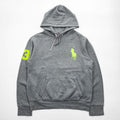 Polo Ralph Lauren 90年代 プルオーバー パーカー M グレー ビッグポニー カンガルーポケット