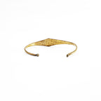 Vintage Tuareg Style Brass Cuff Bracelet バングル 真鍮 ブラス ゴールド 彫金 トライバル