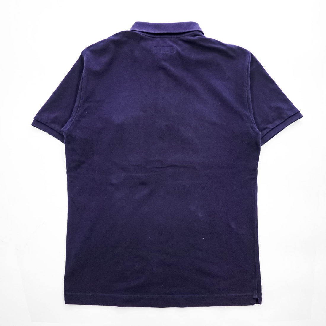 Nigel Cabourn 日本製 ポロシャツ M ネイビー 鹿の子 リボン付き 胸ポケット 8030021611