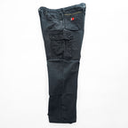 Wrangler カーゴ ワークパンツ L ブラック リップストップ RIGGS WORKWEAR ダブルニー 103W060BL