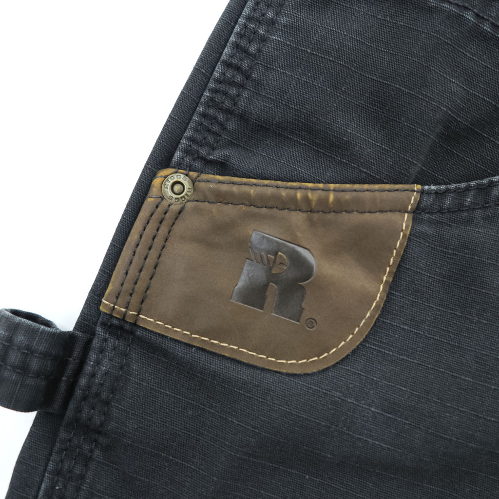 Wrangler カーゴ ワークパンツ L ブラック リップストップ RIGGS WORKWEAR ダブルニー 103W060BL