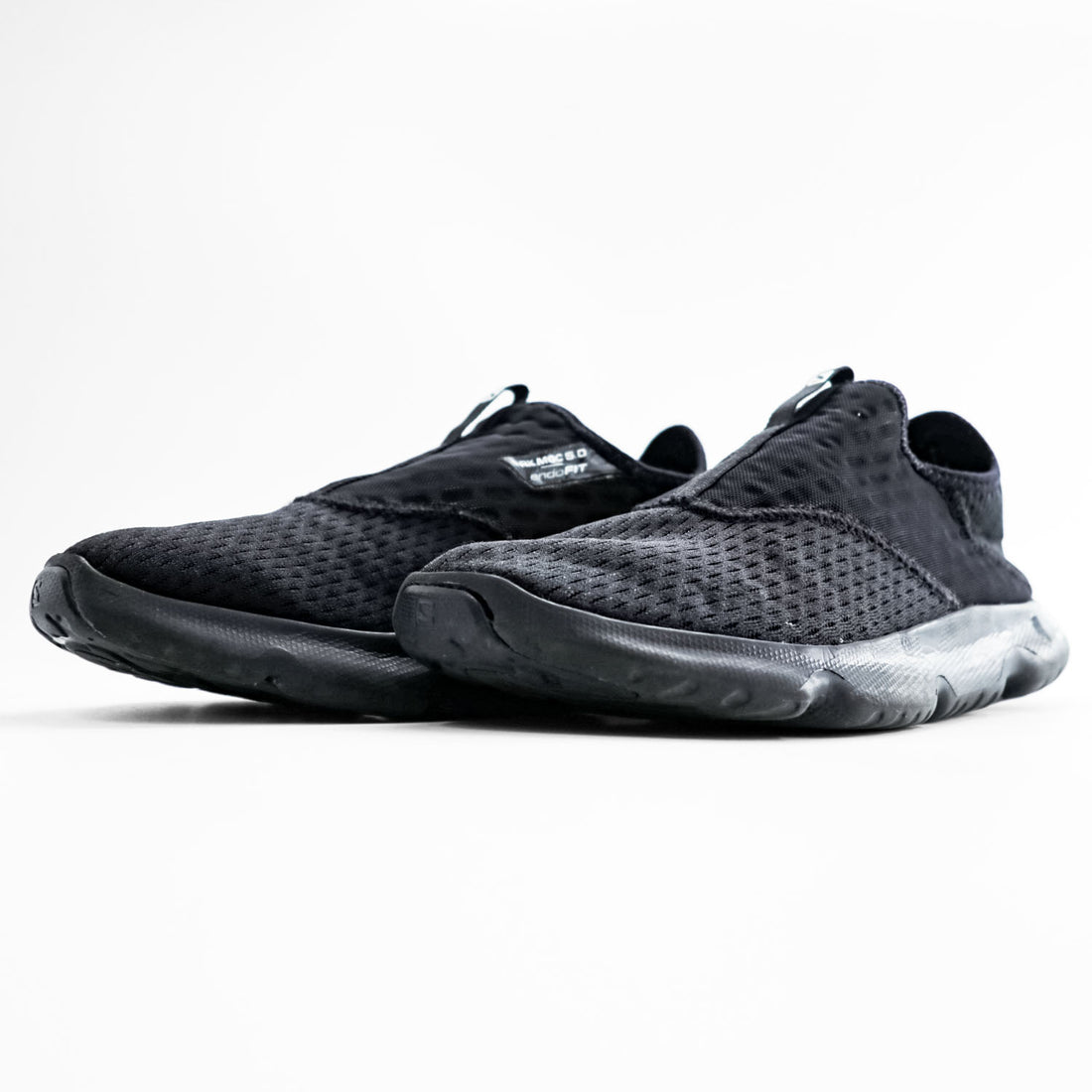 SALOMON リカバリーシューズ REELAX MOC 5.0 endo FIT スリッポン スニーカー 27.5cm ブラック 412773