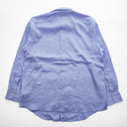 Brooks Brothers リネン100% 長袖シャツ XL ブルー LUXURY SHIRT 麻 THOMAS MASON