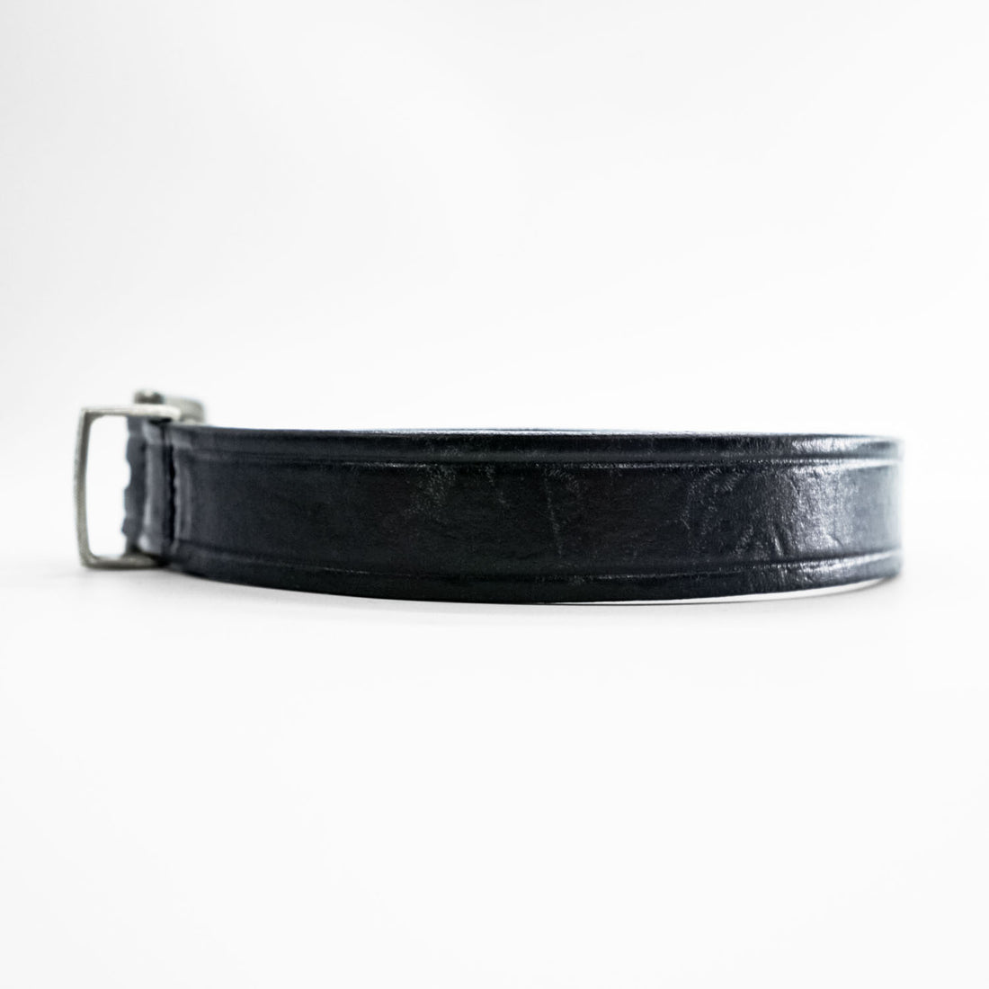 TORY LEATHER 米国製 ウエスタン ブライドルレザー ベルト ブラック シルバー 彫刻 デザイン バックル 2919 USA製