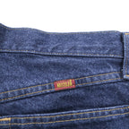 RUSTLER ( Wrangler ) デニムパンツ ジーンズ M インディゴ ブルー リジッド 濃紺 1087619PW