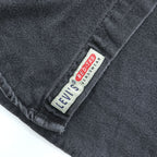 Levi's 90年代 ヴィンテージ 長袖デニムシャツ M ブラック RED TAB JEANS メタルボタン 60560-1361