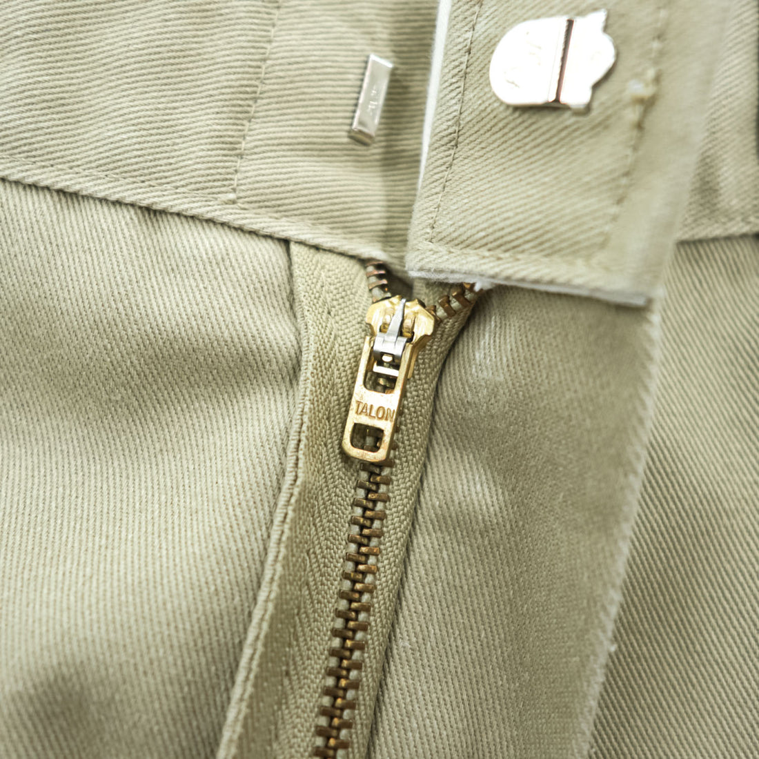 Dickies 90年代 USA製 ヴィンテージ 874 ワークパンツ チノパンツ L ベージュ 圧着タグ TALONジップ S874A