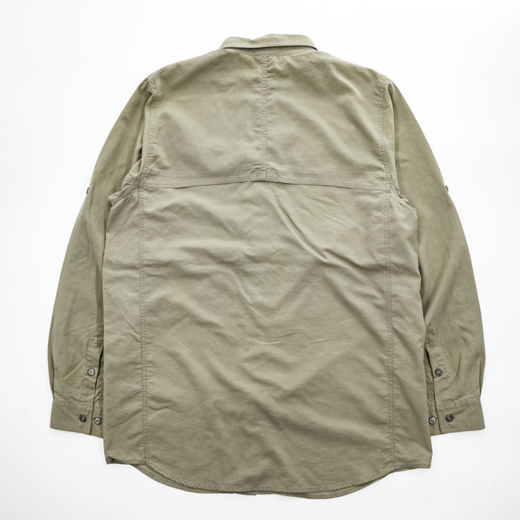 THE NORTH FACE A5シリーズ リップストップ 長袖シャツ L ベージュ メッシュ A5 Series AH5N