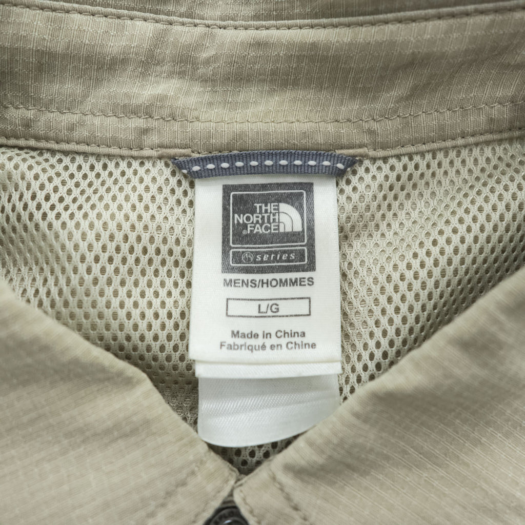 THE NORTH FACE A5シリーズ リップストップ 長袖シャツ L ベージュ メッシュ A5 Series AH5N