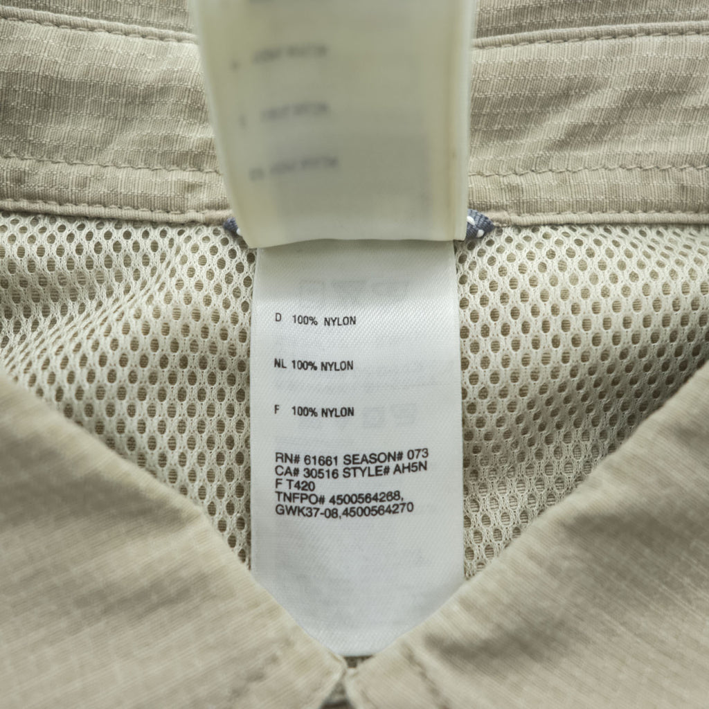 THE NORTH FACE A5シリーズ リップストップ 長袖シャツ L ベージュ メッシュ A5 Series AH5N