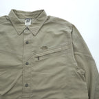 THE NORTH FACE A5シリーズ リップストップ 長袖シャツ L ベージュ メッシュ A5 Series AH5N