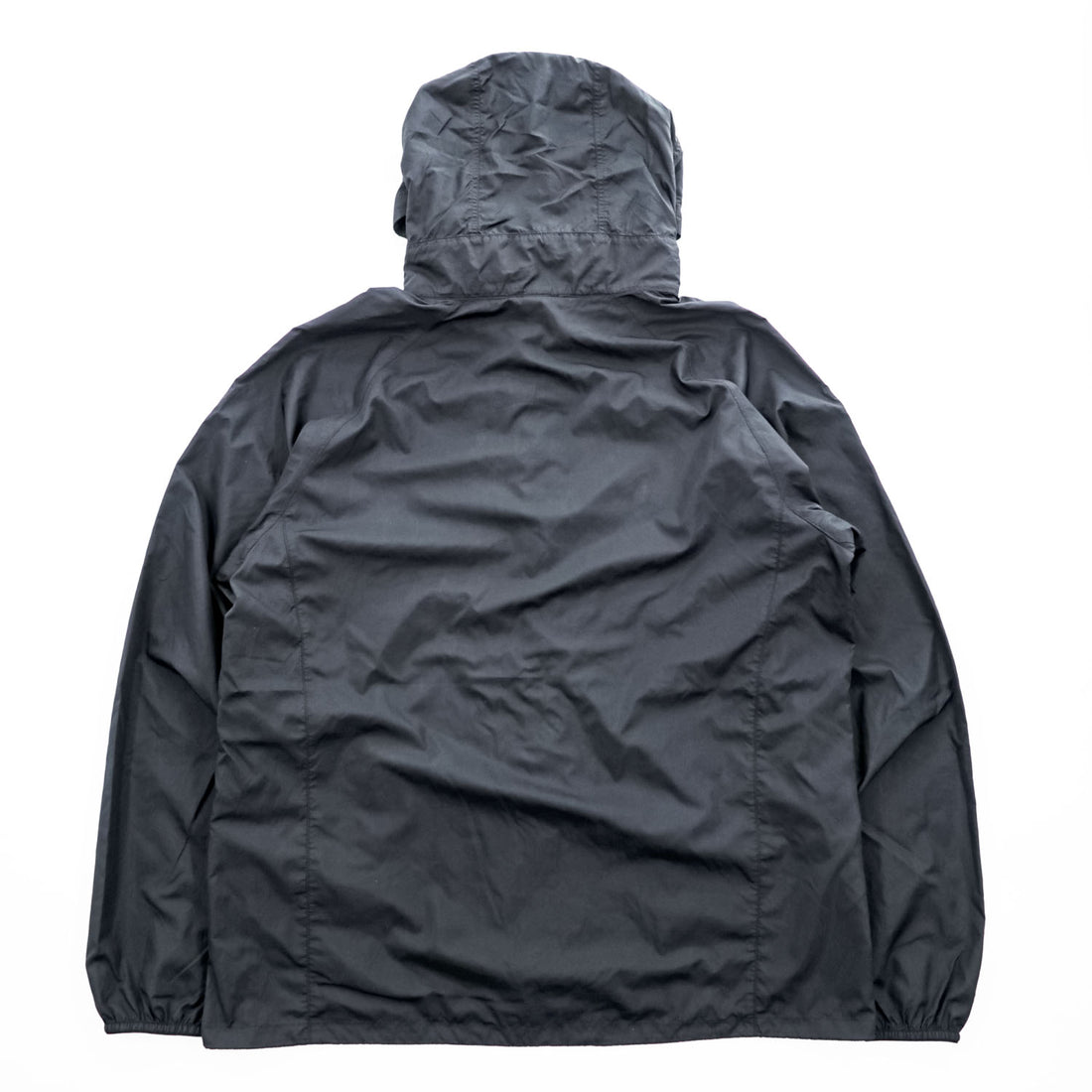 Mont-bell Mountain Parka Shell Rain Jacket, Size M, Black, Drawstring, Item Number 1103242