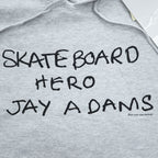 TAKAHIROMIYASHITATheSoloist. x Mark Gonzales Skate Board Hero Jay Adams Heather Ash Pullover Hoodie