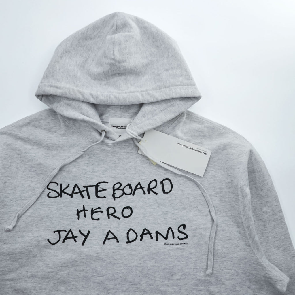 TAKAHIROMIYASHITATheSoloist. x Mark Gonzales Skate Board Hero Jay Adams Heather Ash Pullover Hoodie