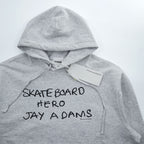 TAKAHIROMIYASHITATheSoloist. x Mark Gonzales Skate Board Hero Jay Adams Heather Ash Pullover Hoodie