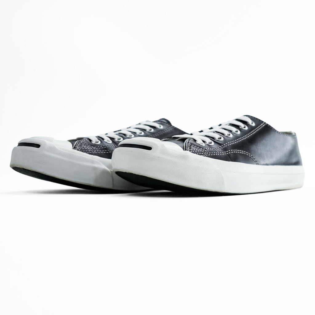 CONVERSE JACK PURCELL Black Leather Sneakers Size 27cm US8.5 size