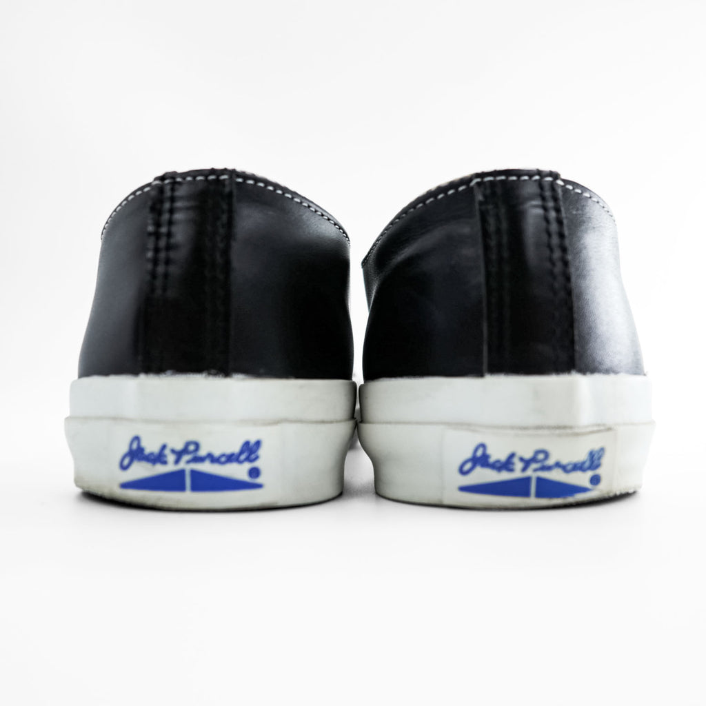 CONVERSE JACK PURCELL Black Leather Sneakers Size 27cm US8.5 size