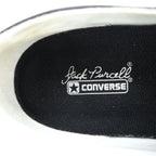 CONVERSE JACK PURCELL Black Leather Sneakers Size 27cm US8.5 size