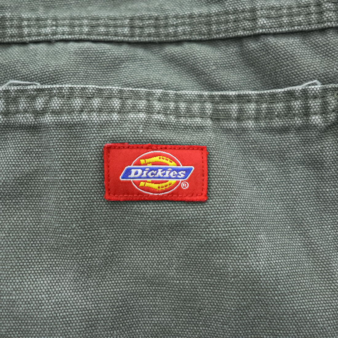 Dickies ダック地 ペインター ワークパンツ 36 x 34 カーキ グレー キャンバス RELAXED FIT 1939RMS