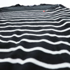 Polo Ralph Lauren Pima Cotton Striped Crewneck Knit Sweater Men's XL Black White