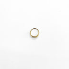 Oval Signet Ring オーバル シグネットリング 印台リング 指輪 21号 ゴールド