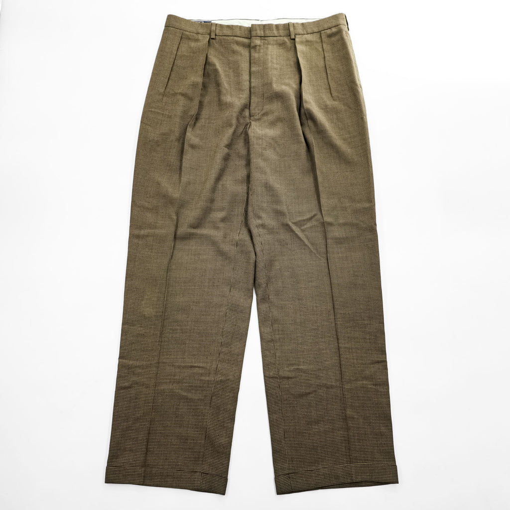 Polo by Ralph Lauren Made in USA Houndstooth Pleated Trousers