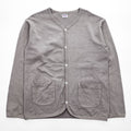 DUBBLE WORKS ( WAREHOUSE ) 日本製 ニット Vネック カーディガン L グレー