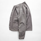 DUBBLE WORKS ( WAREHOUSE ) 日本製 ニット Vネック カーディガン L グレー