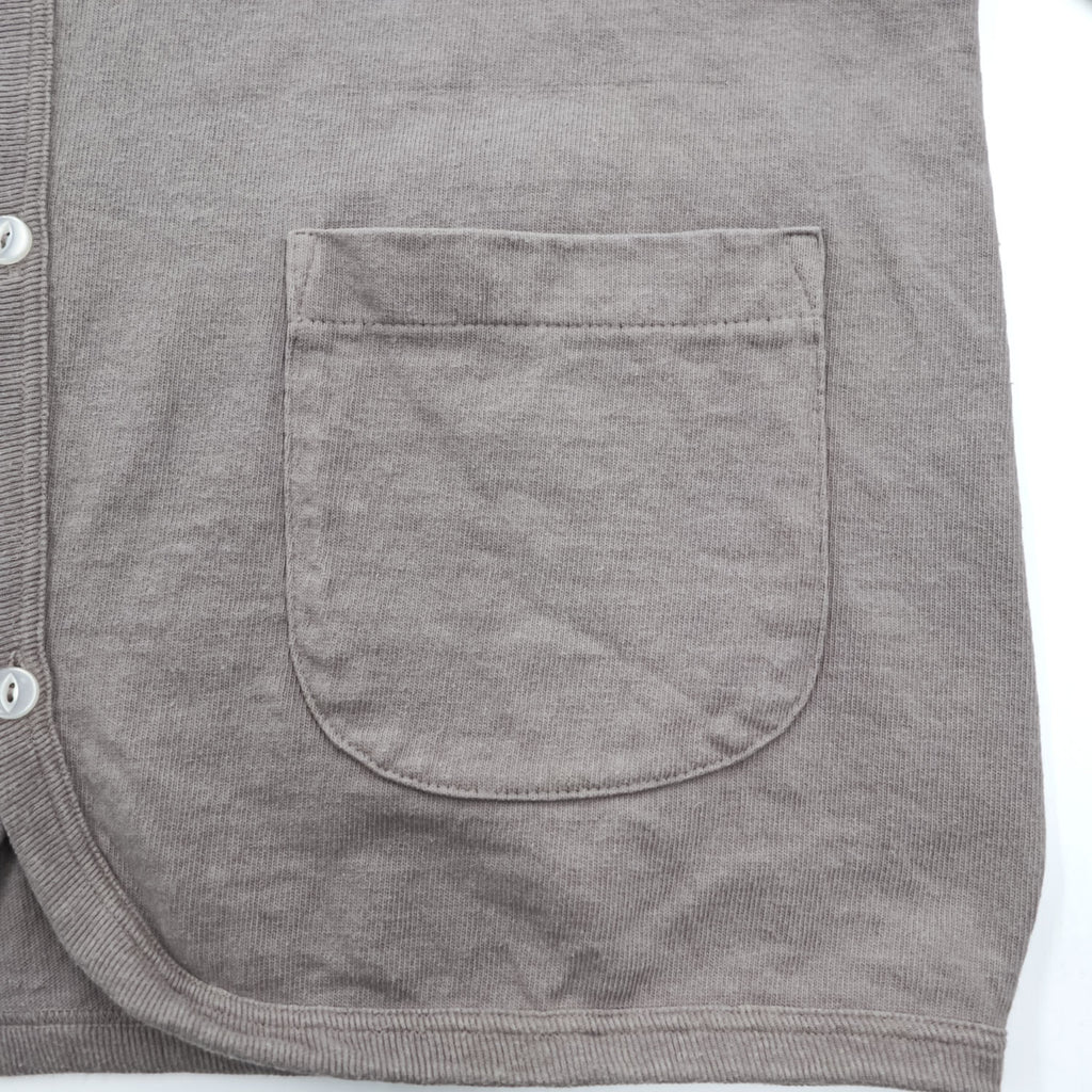 DUBBLE WORKS ( WAREHOUSE ) 日本製 ニット Vネック カーディガン L グレー