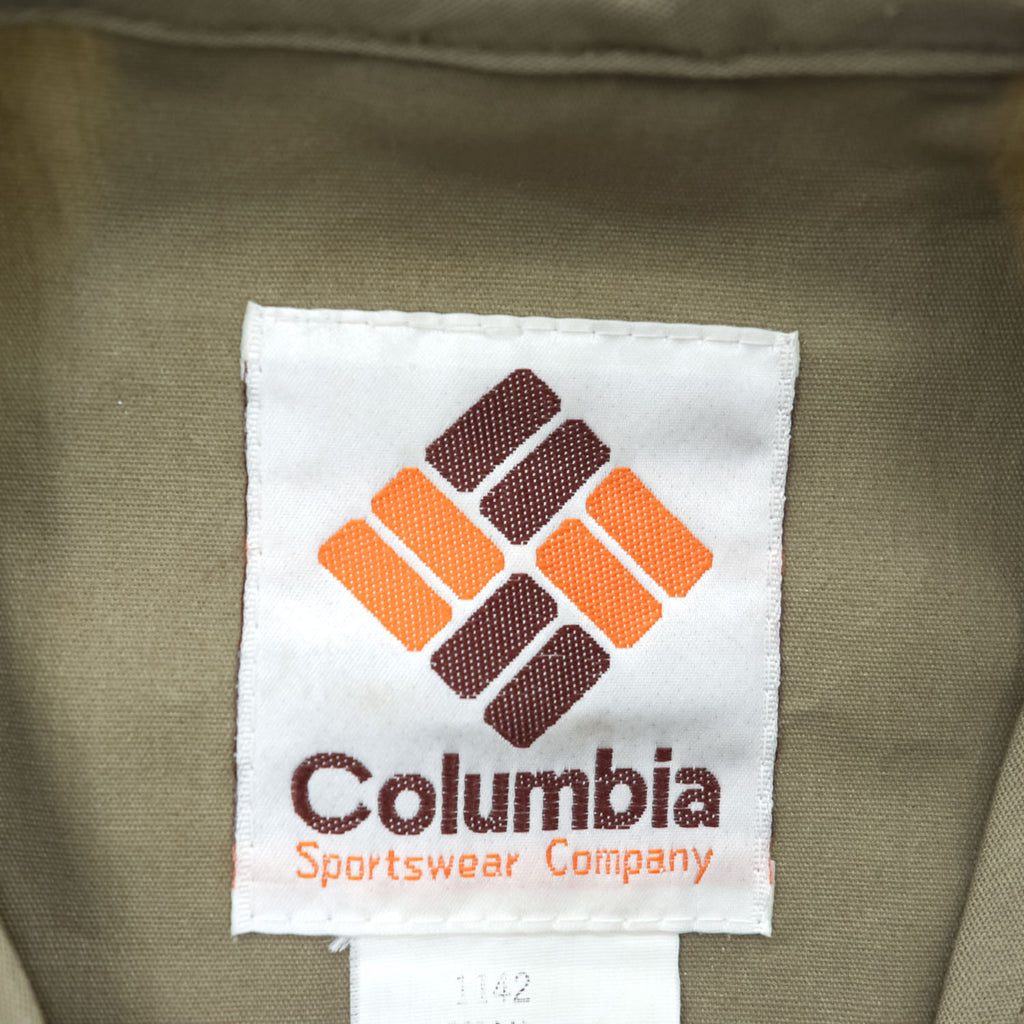 Columbia 80年代 ヴィンテージ フィッシングベスト S マルチユーティリティーポケット 65/35クロス 1142