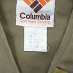 Columbia 80年代 ヴィンテージ フィッシングベスト S マルチユーティリティーポケット 65/35クロス 1142