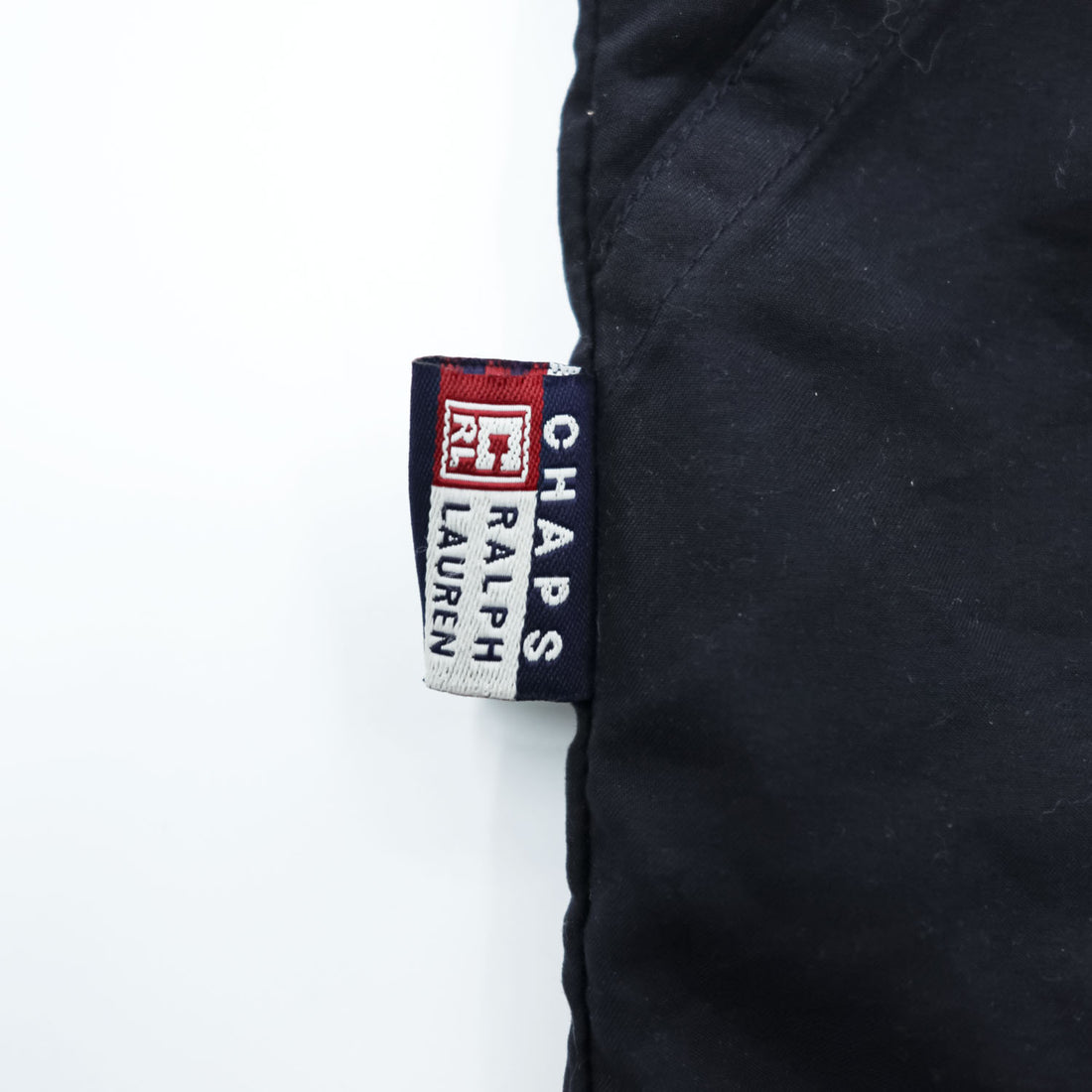 CHAPS Ralph Lauren 90年代 フード収納式 アノラックパーカー L ネイビー ドローコード ロシア製
